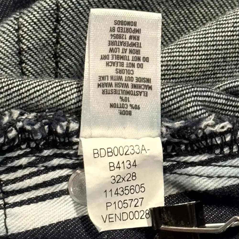 Bonobos Jeans Athletic Straight Dark Wash Blue 32x28 Minimalist Casual Normcore